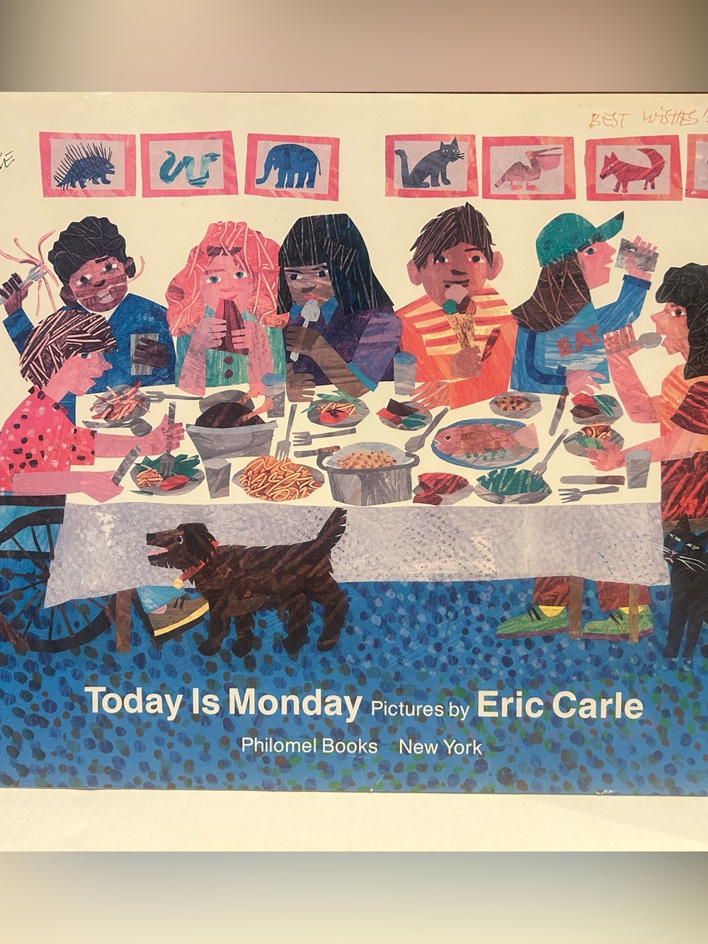 Today Is Monday by Eric Carle- Signed Poster